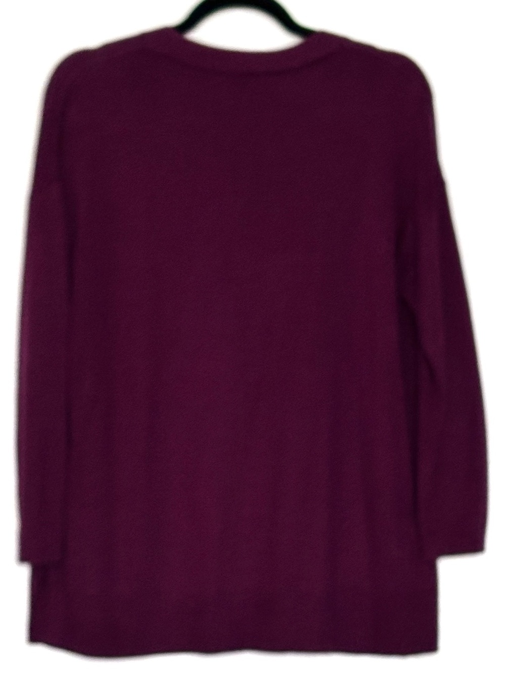 Talbots Modern Girlfriend V-Neck Cardigan Plum Size XP - Picture 3 of 5